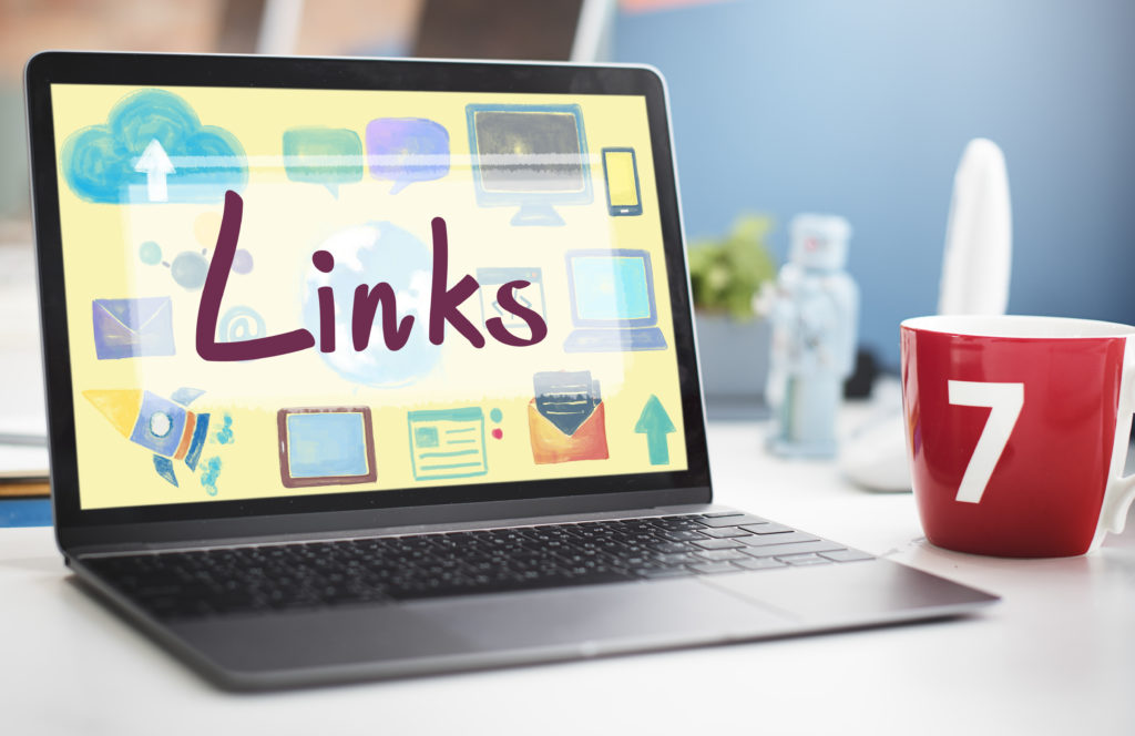 Links Backlinks Hyperlink Linkage Internet Online Concept - OFFICE CONT - Contabilidade Digital para você e sua empresa